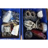 Assorted classic motorcylce spares (2 boxes)