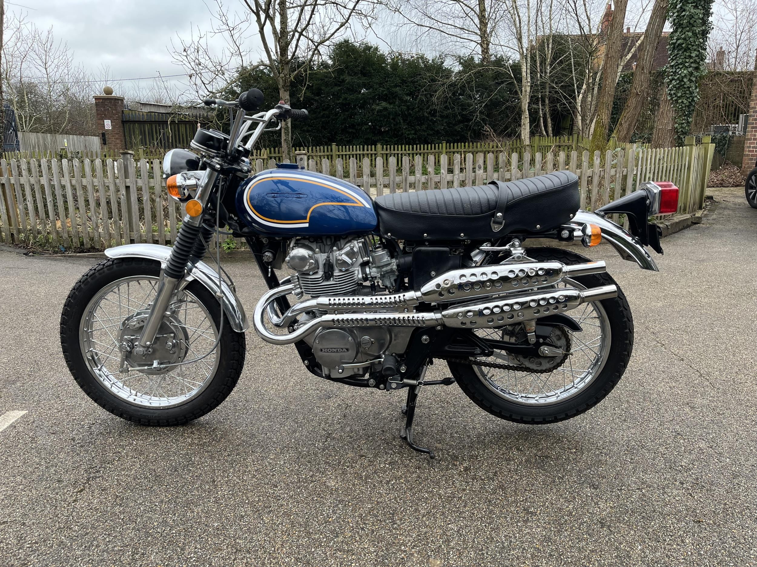 1971 Honda CL450 K4 Frame number CL-450-5018561 Engine number CL450E 5018559 Imported into the UK 20