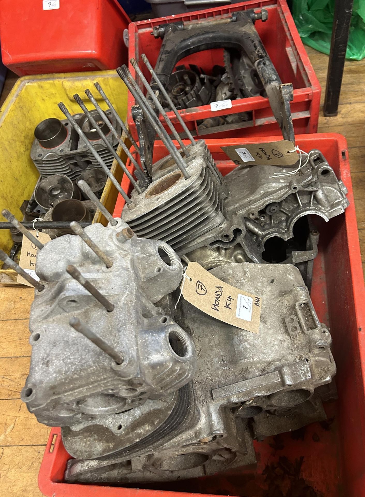 A large quantity of Honda K4 spares (qty)