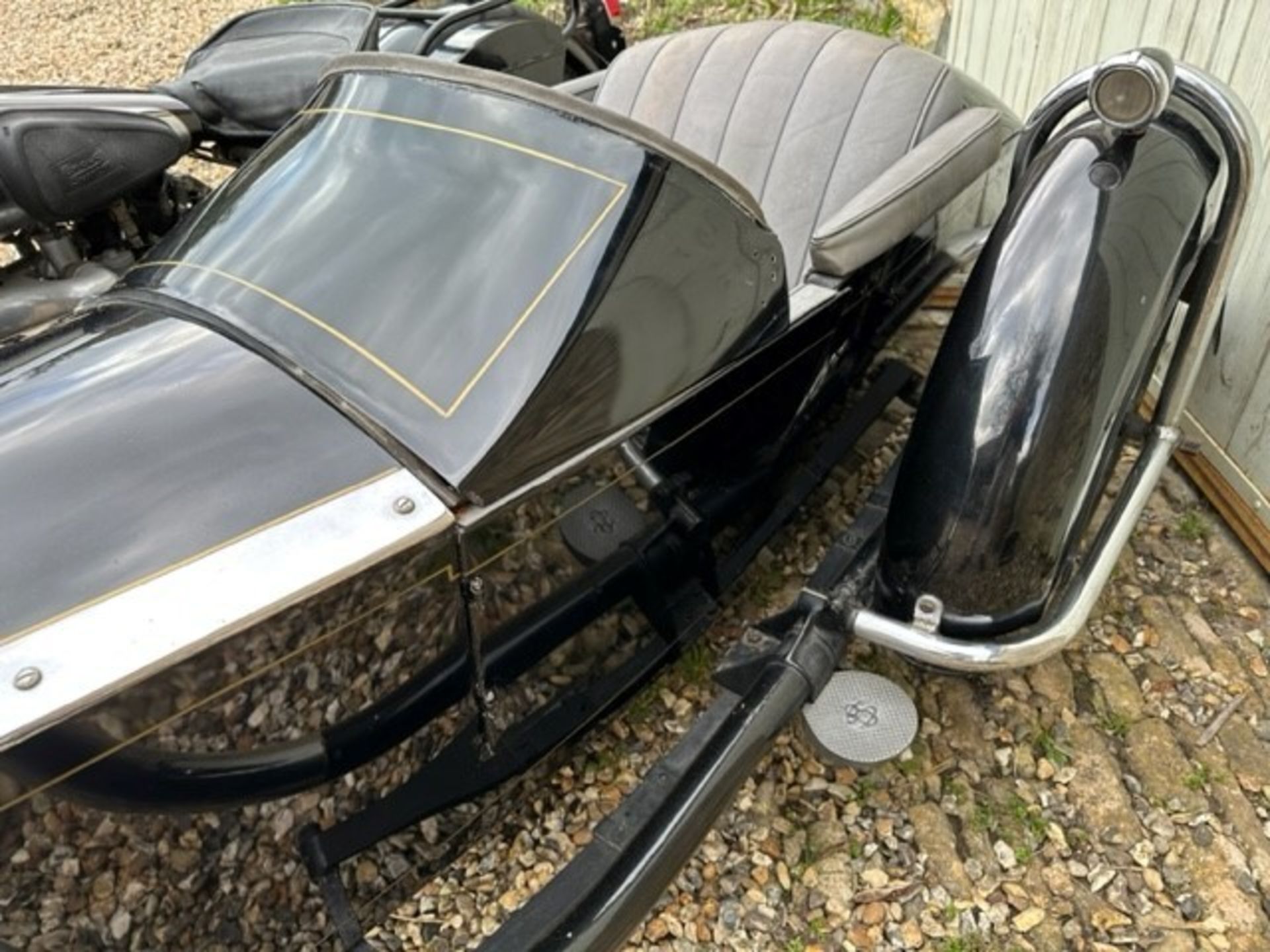 1937 Brough Superior SS100 with Alpine Grand Sports sidecar Original registration number DAU 673 - Image 17 of 41