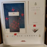 A limited edition Red Arrows boxed set, various pictures and prints, a sevre style cup and saucer,