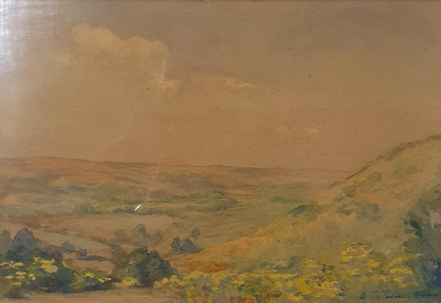 English school, landscape, watercolour, indistinctly signed, 24 x 35 cm, a landscape, Charmouth, oil - Image 3 of 15