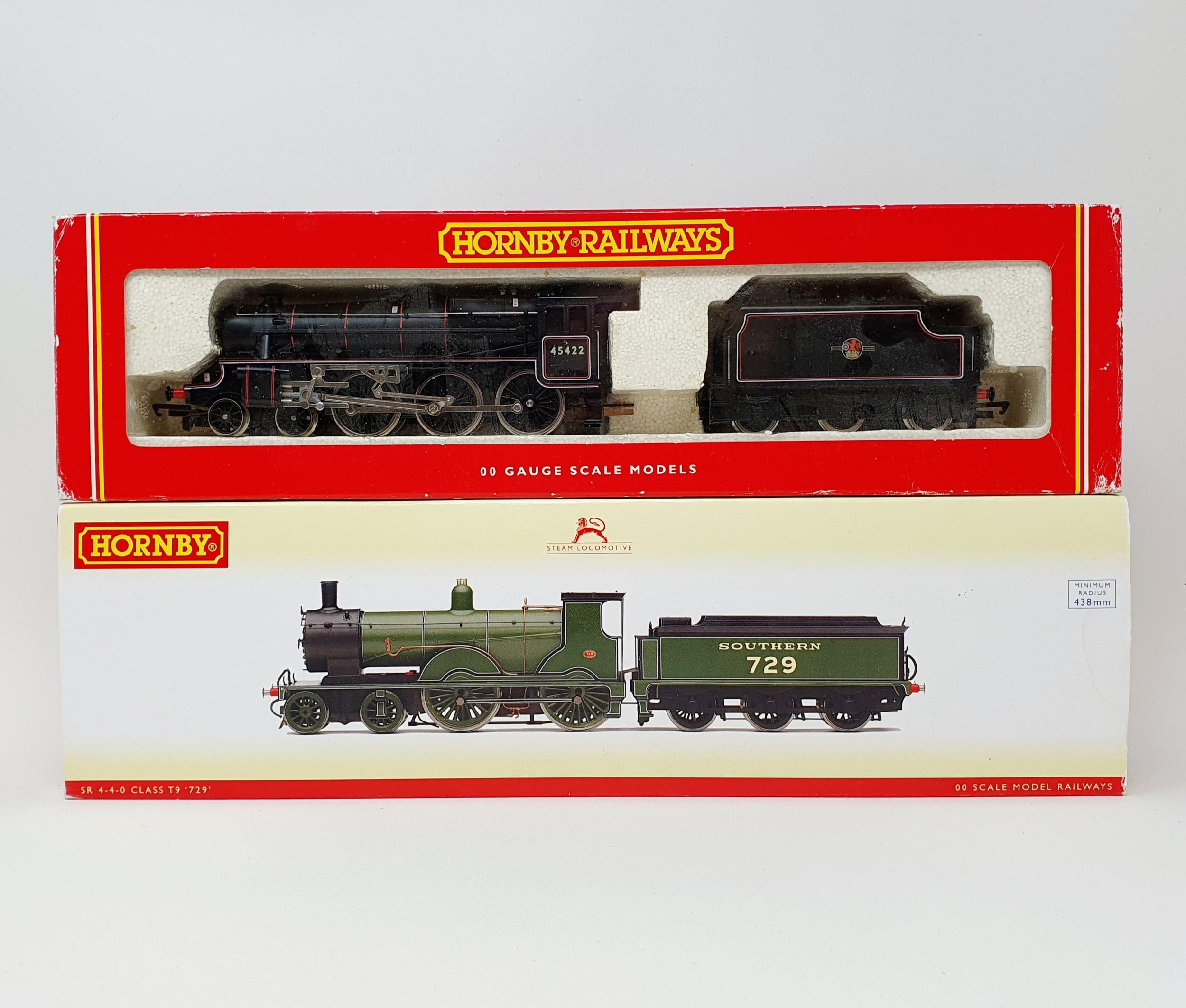 A Hornby OO gauge 4-4-0 locomotive and tender, No R2711, boxed, and R292, boxed (2)