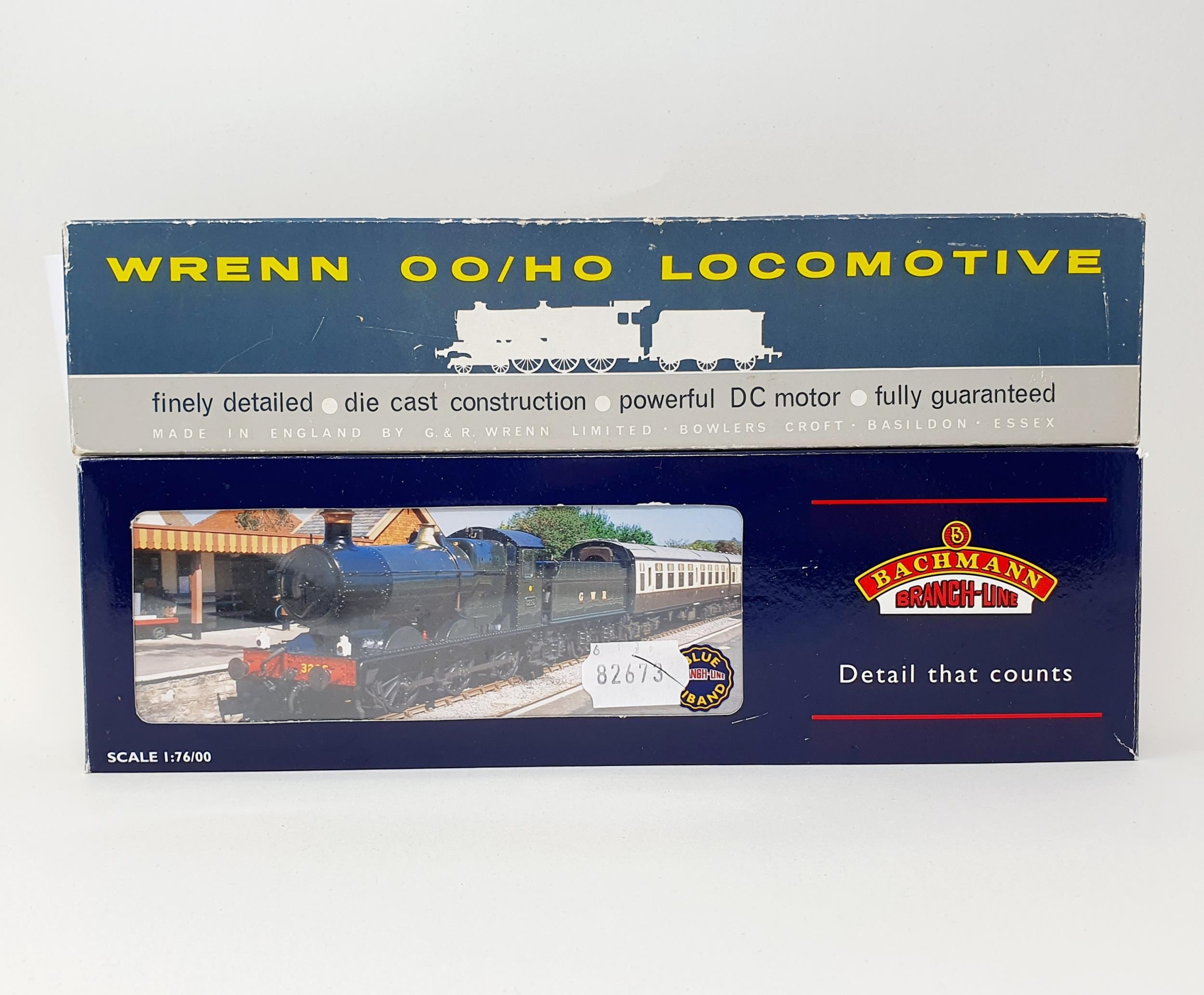 A Wrenn OO gauge 4-6-0 locomotive and tender, No 2221, and a Bachmann 0-6-0 locomotive and tender,