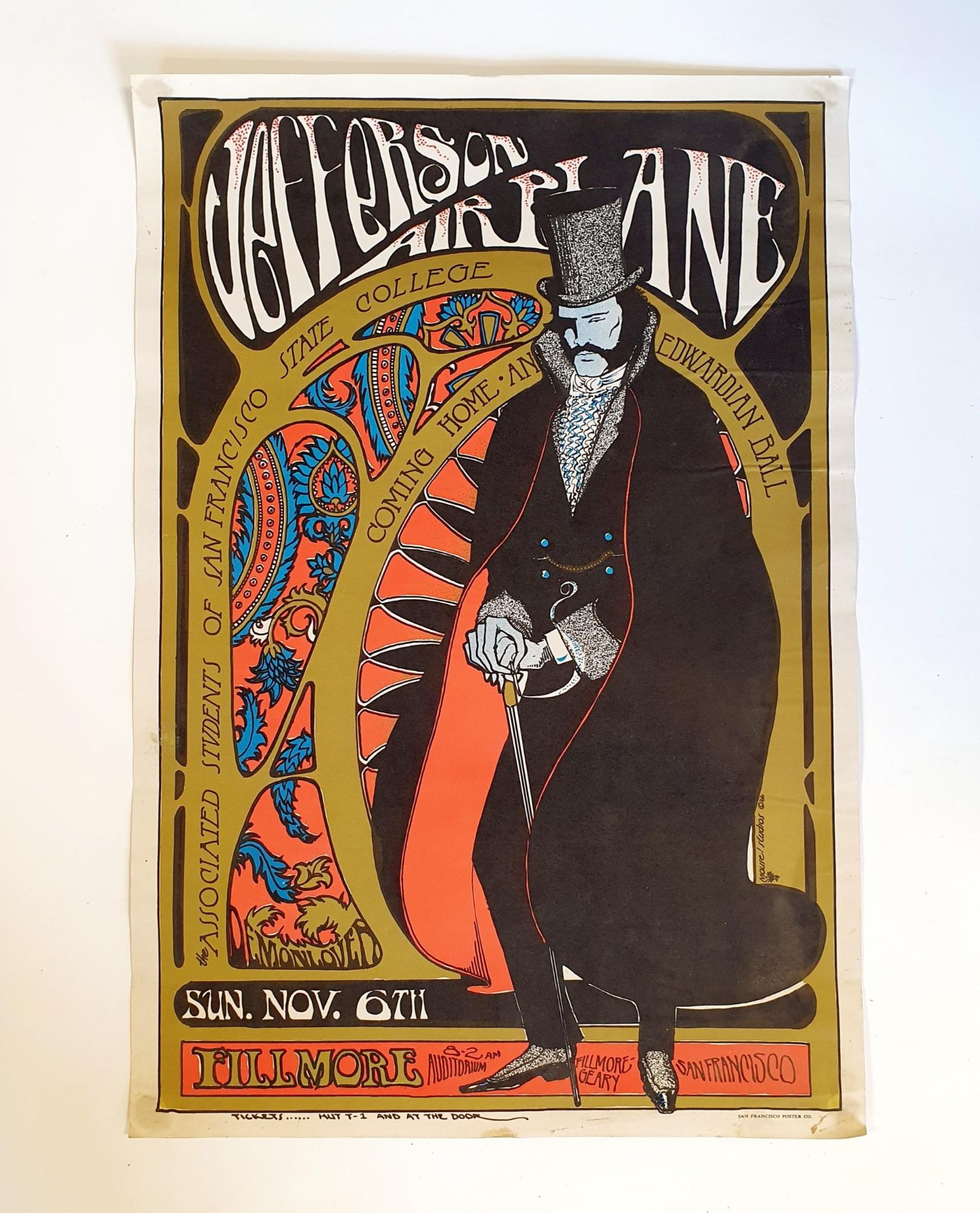 An original concert poster, Jefferson Airplane Edwardian Ball, 1966 - Image 2 of 3