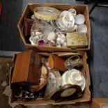 Assorted ceramics (2 boxes)