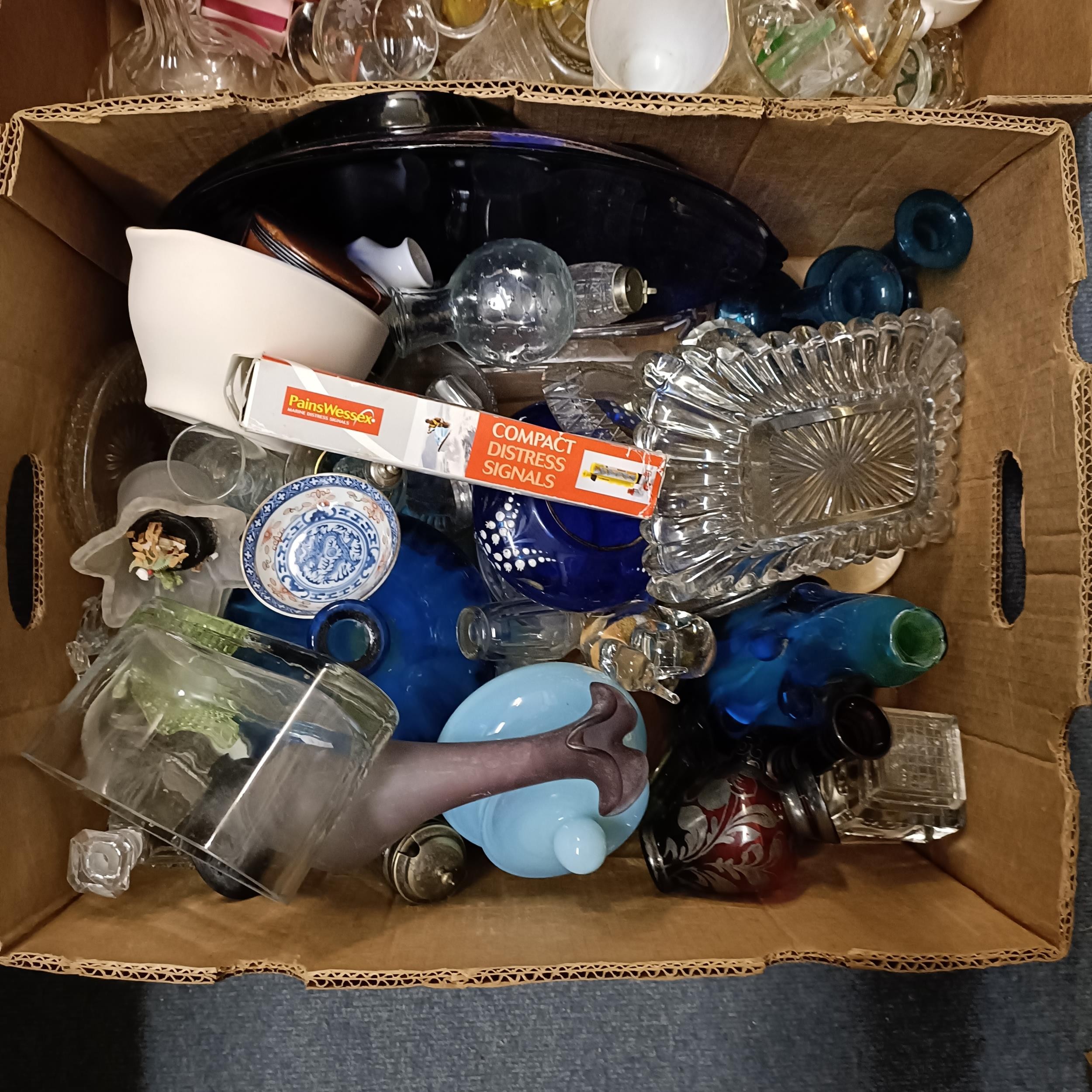Assorted ceramics and glass (6 boxes)