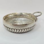 A 19th century French silver wine taster 3.8 ozt