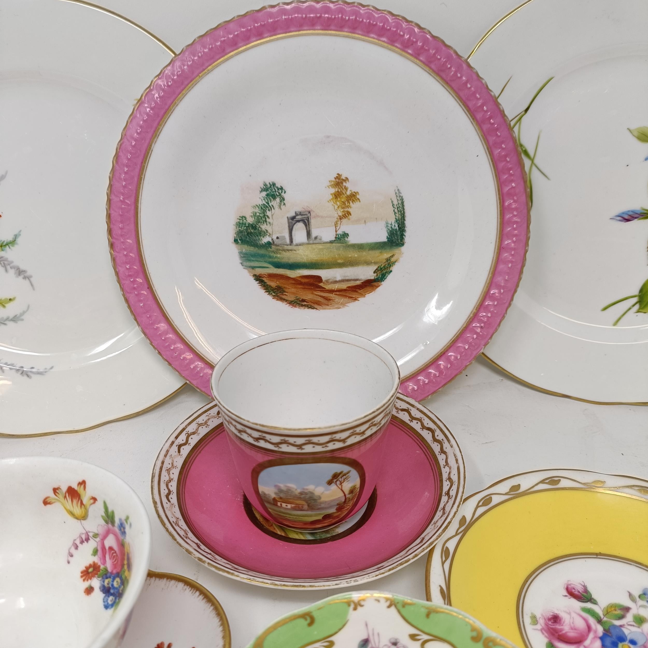 A Victorian part dessert service, other ceramics and glass (box) - Image 3 of 8