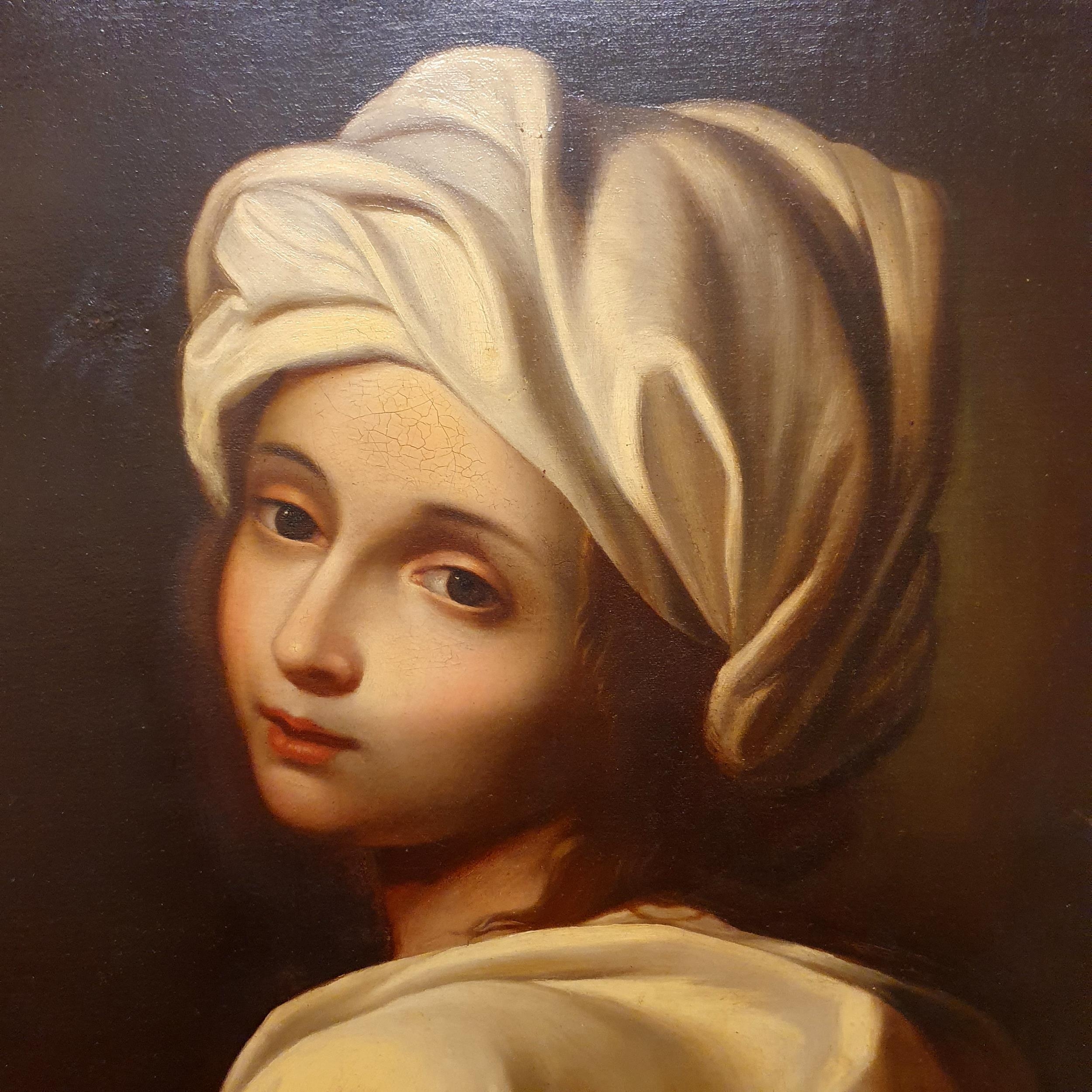 20th century, Continental school, portrait of a Sybil, oil on canvas, 60 x 48 cm - Image 3 of 4