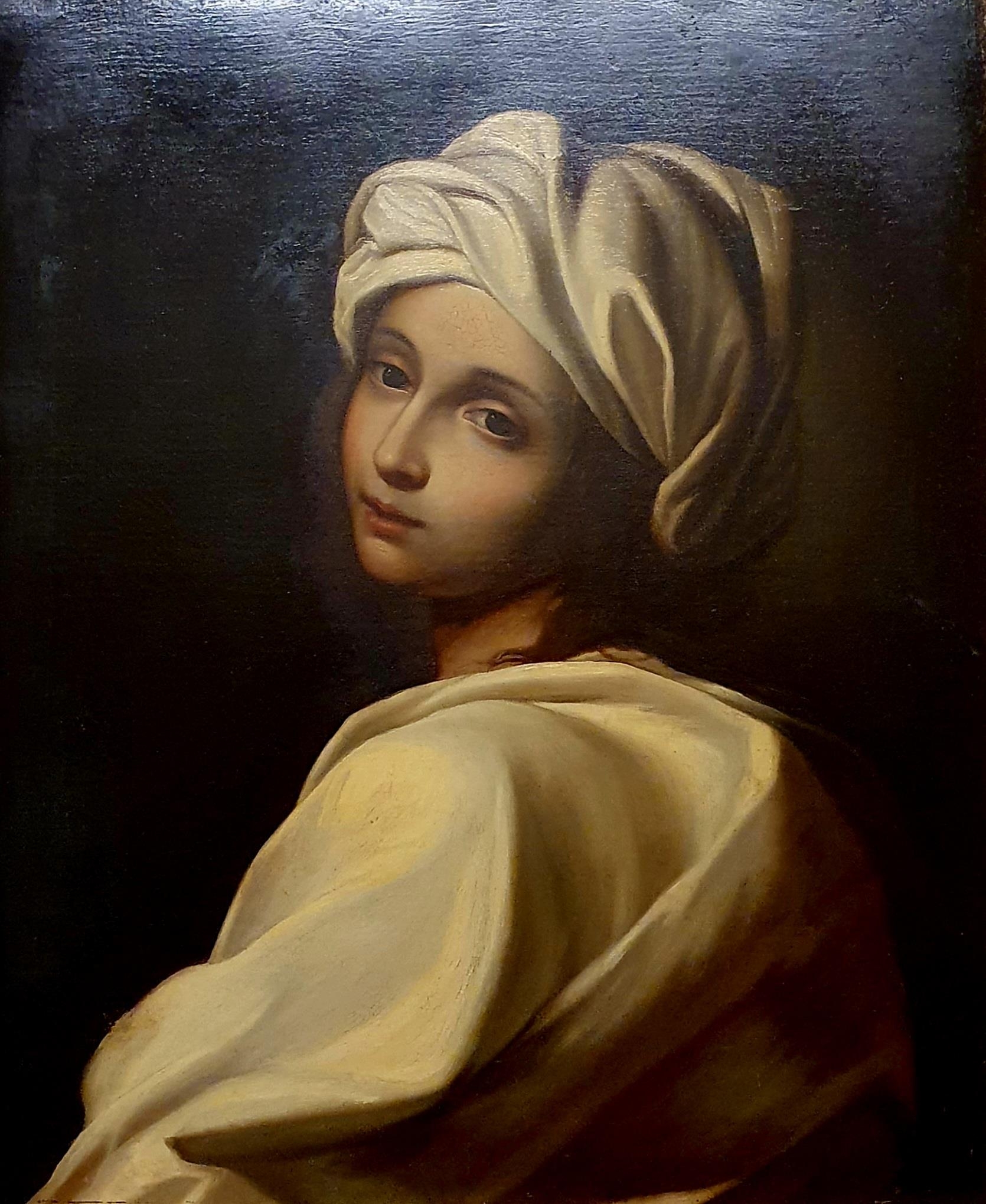 20th century, Continental school, portrait of a Sybil, oil on canvas, 60 x 48 cm