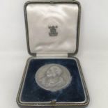 A silver Armstrong Memorial Prize edge engraved Gentleman Cadet J P Elton, 1939 medal, cased