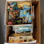 A group of Matchbox Superfast model cars Nos. 20, 55, 72, 18, 19 and 24, assorted Airfix kits,