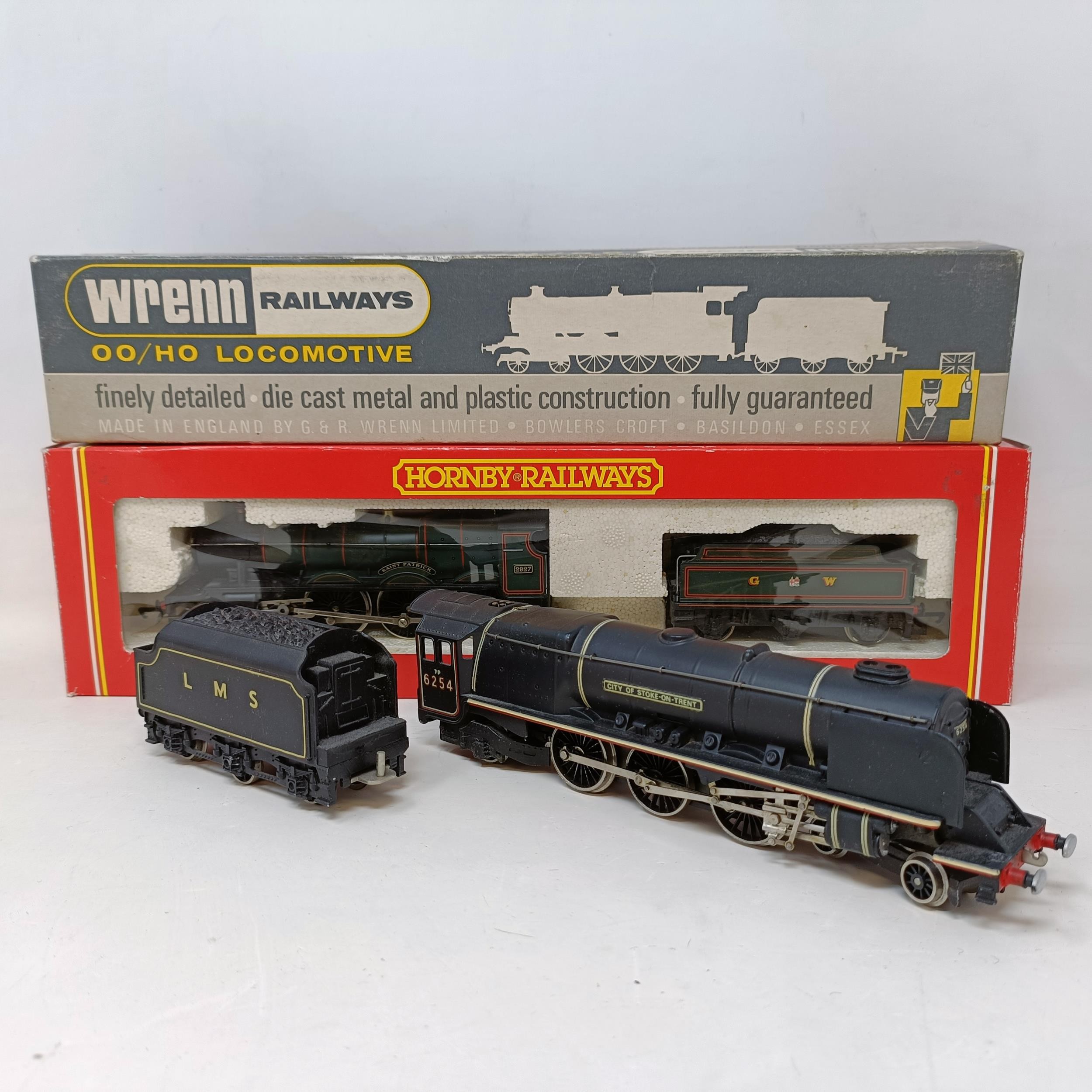 A Wrenn OO gauge 4-6-2 locomotive and tender, No. W2227, a Hornby OO gauge 4-6-0 locomotive and - Image 6 of 7