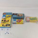 Seven Corgi Toys model cars Nos. 155, 159, 158, 300, 218, 238 and 453, all boxed (7) all a little