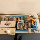 A Corgi Classic Commercial set, No. 97735, 97327, 98462 and assorted other toy cars boxed (box)