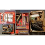 A Hornby OO gauge Caledonian Passenger set, and assorted other OO gauge and N gauge carriages,