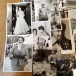 Assorted press photographs, subjects including Princess Margaret, sporting, olympics, shipping and