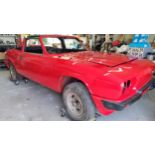 1981 Scimitar GTC Registration number HBT 1W Stunning red with a black interior The owner has