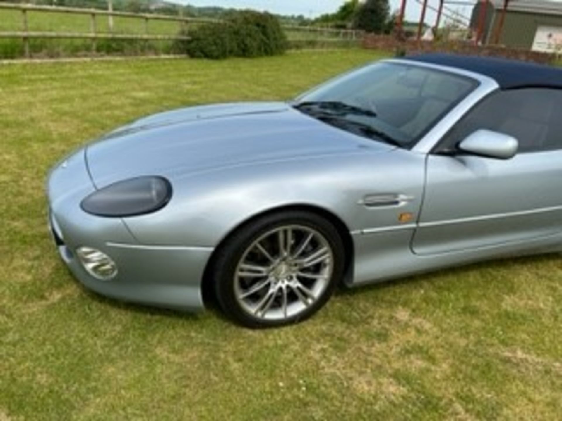 2000 Aston Martin DB7 Vantage Volante Registration number W867 UMO Light metallic blue with interior - Image 29 of 82