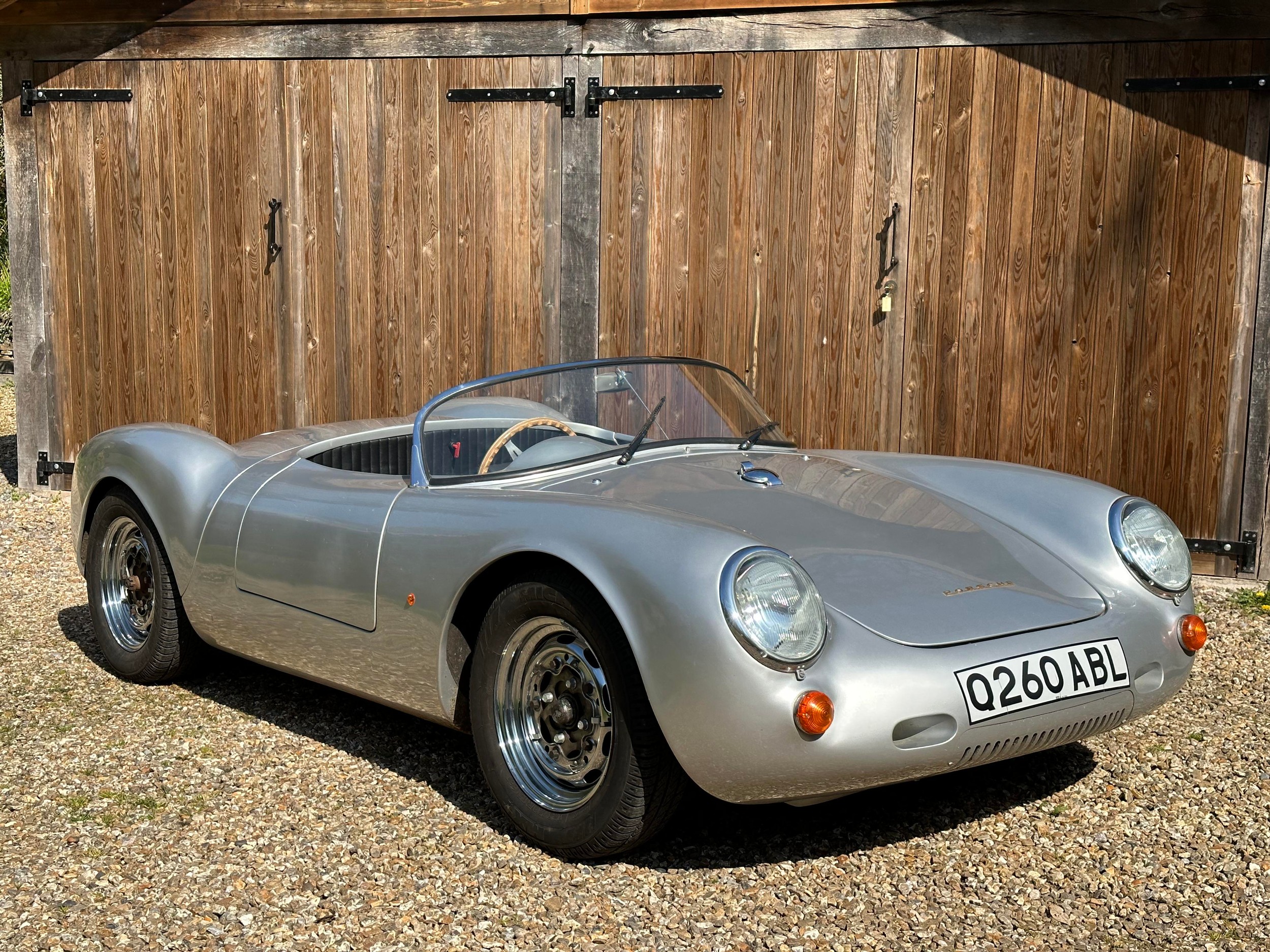 1996 TRAC Technic Porsche 550 Spyder Replica Registration Number Q260 ABL Metallic silver with a - Image 2 of 65