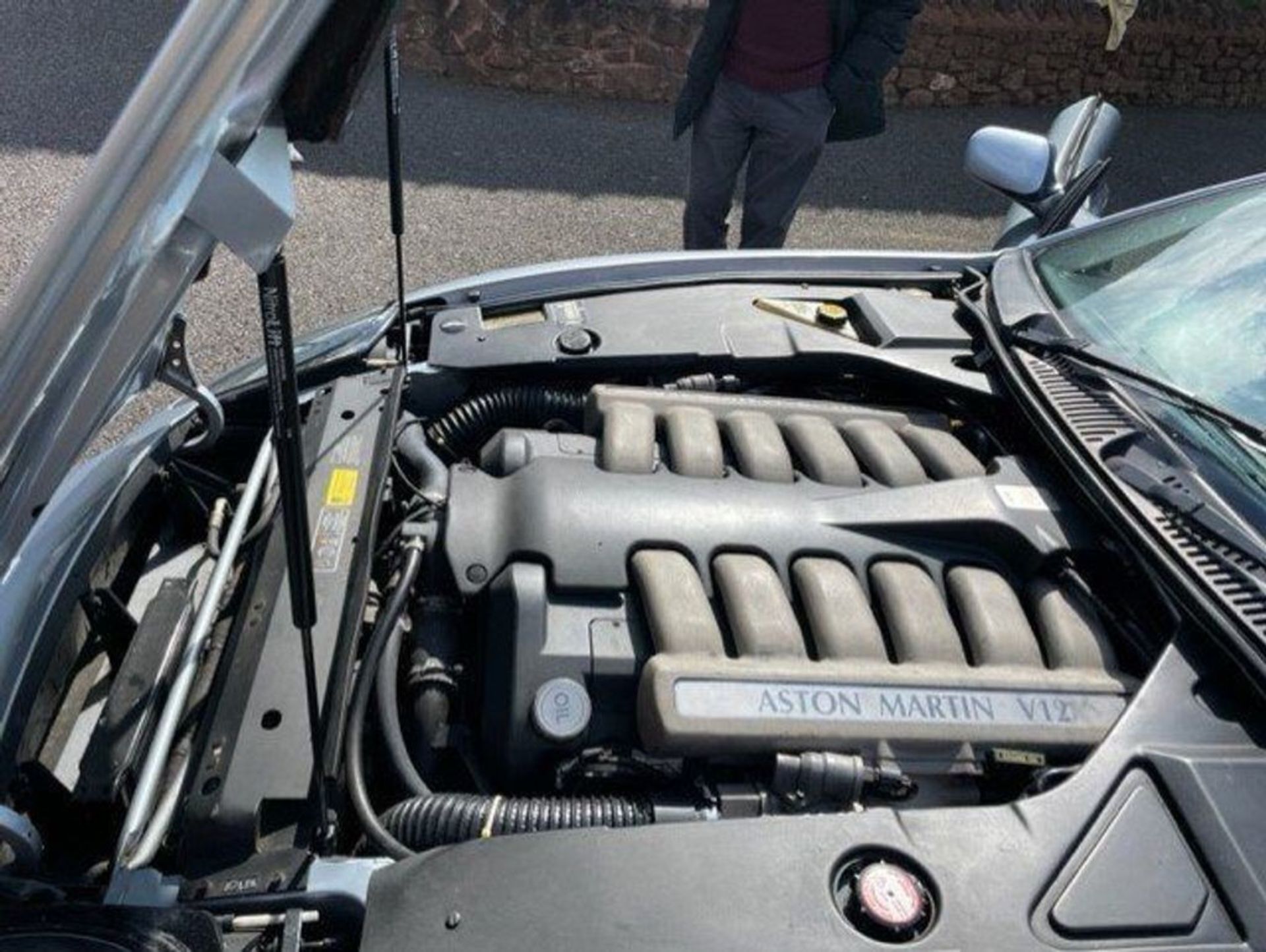 2000 Aston Martin DB7 Vantage Volante Registration number W867 UMO Light metallic blue with interior - Image 8 of 82