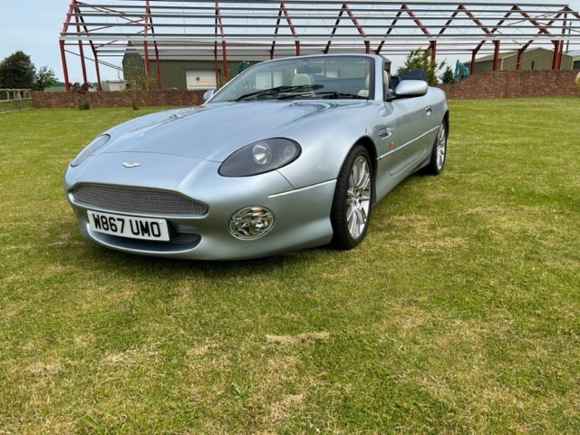 2000 Aston Martin DB7 Vantage Volante Registration number W867 UMO Light metallic blue with interior - Image 71 of 82