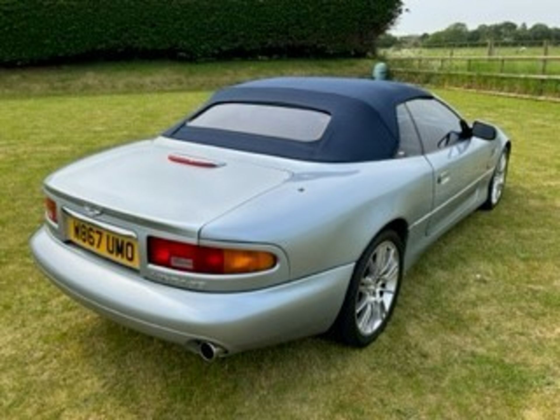 2000 Aston Martin DB7 Vantage Volante Registration number W867 UMO Light metallic blue with interior - Image 3 of 82