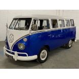 1966 VW 13 Window Deluxe Splitscreen Campervan Registration number HDV 510D Chassis number 256174614