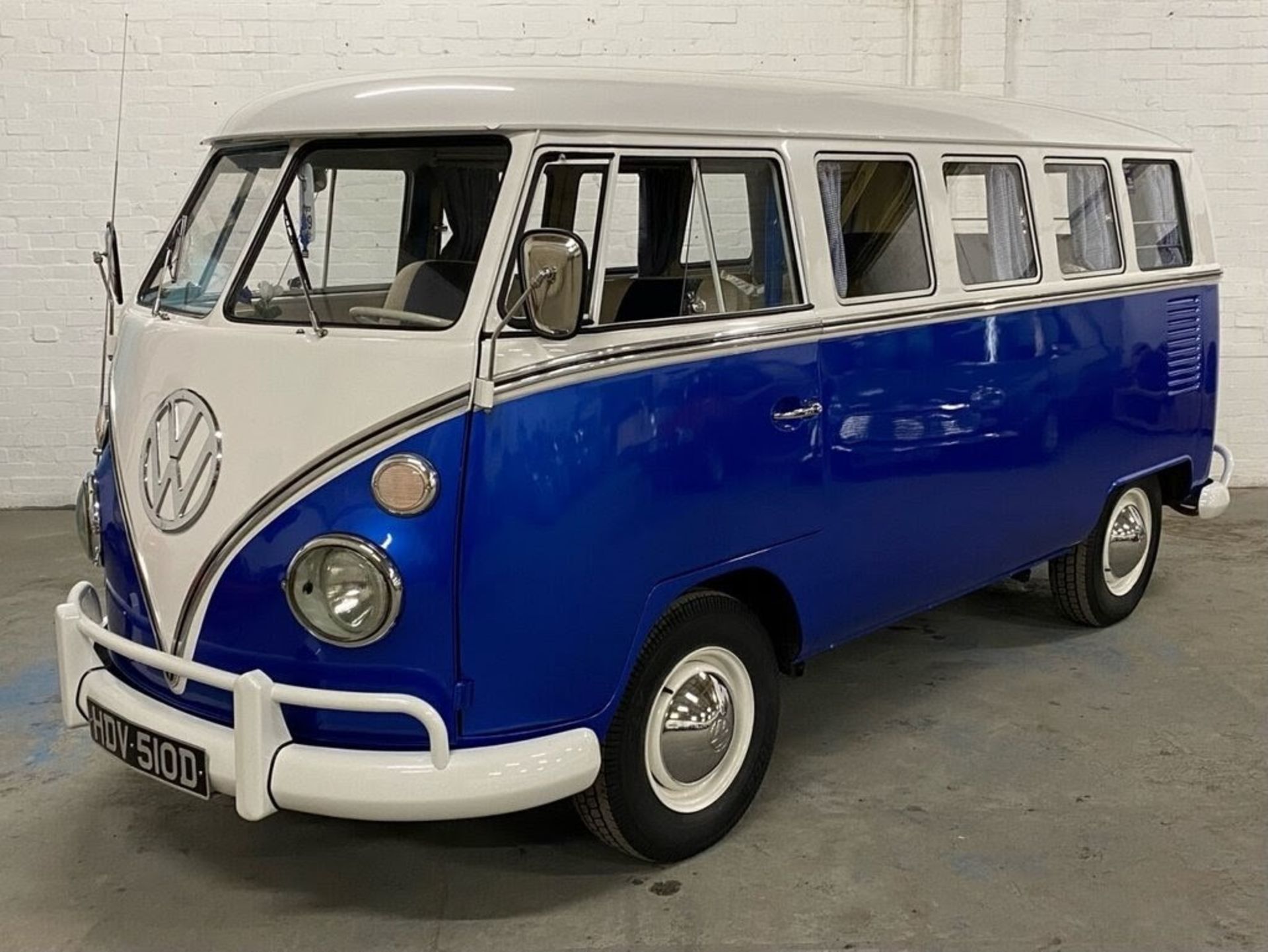 1966 VW 13 Window Deluxe Splitscreen Campervan Registration number HDV 510D Chassis number 256174614