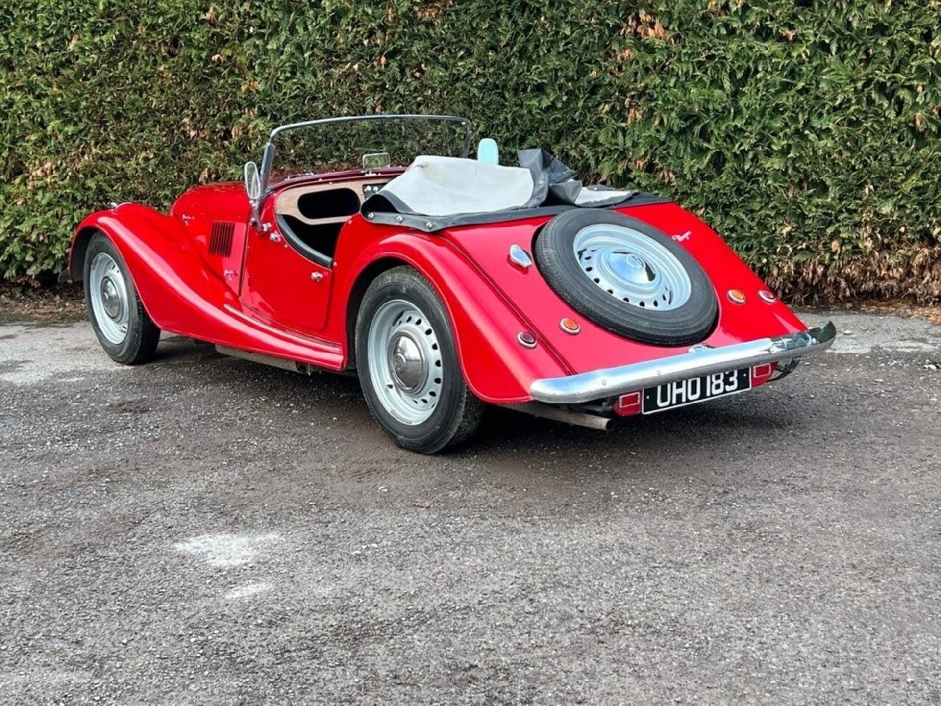 1958 Morgan 4/4 Registration number UH0 183 Chassis number A357 Engine number 391074 Wrexham red - Image 5 of 25