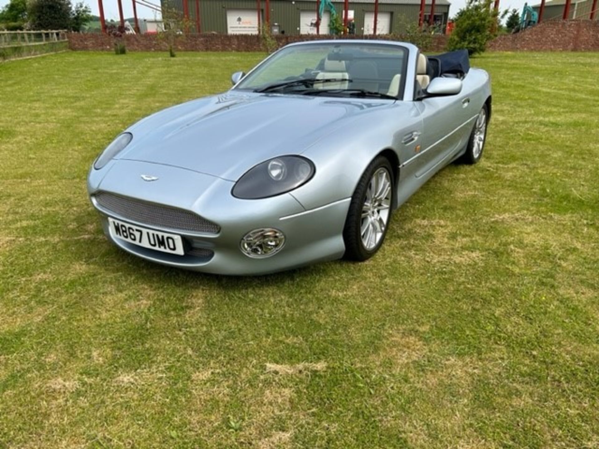 2000 Aston Martin DB7 Vantage Volante Registration number W867 UMO Light metallic blue with interior - Image 70 of 82