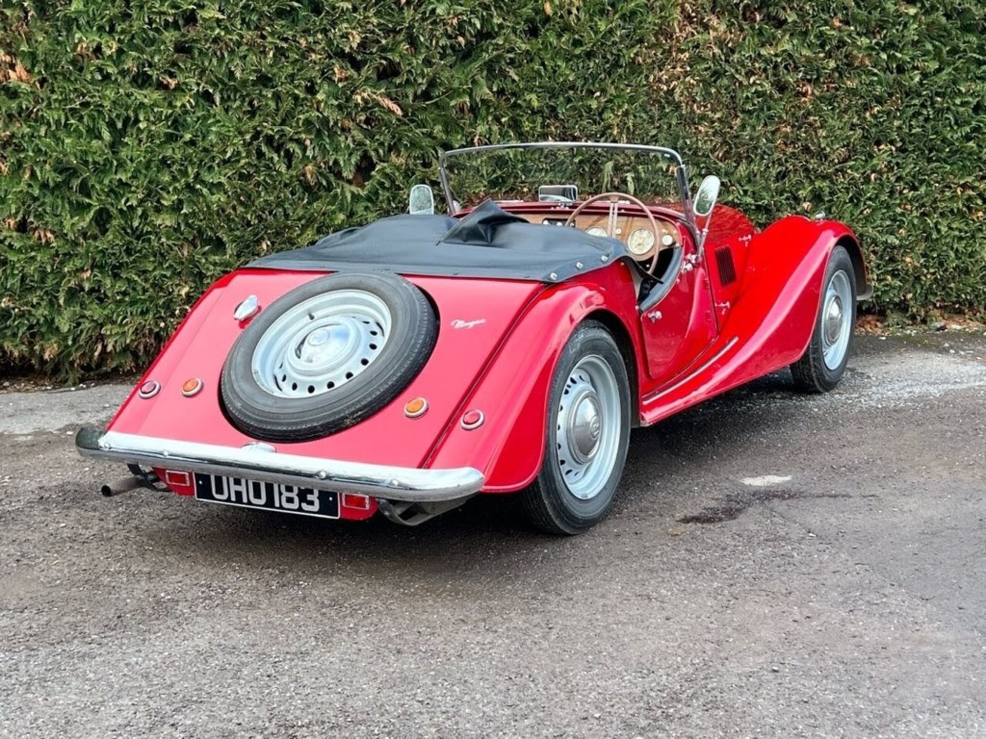 1958 Morgan 4/4 Registration number UH0 183 Chassis number A357 Engine number 391074 Wrexham red - Image 4 of 25