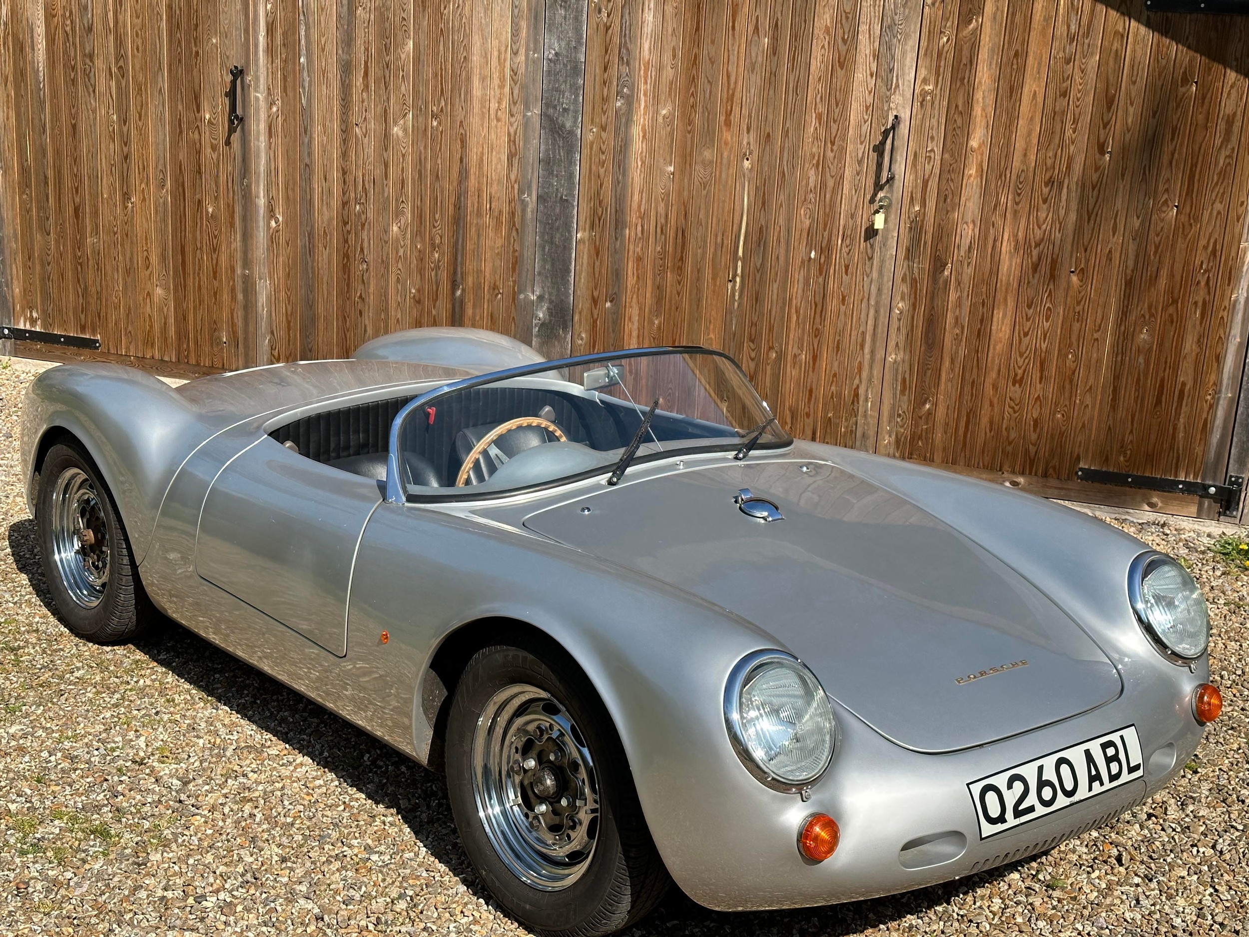 1996 TRAC Technic Porsche 550 Spyder Replica Registration Number Q260 ABL Metallic silver with a - Image 3 of 65