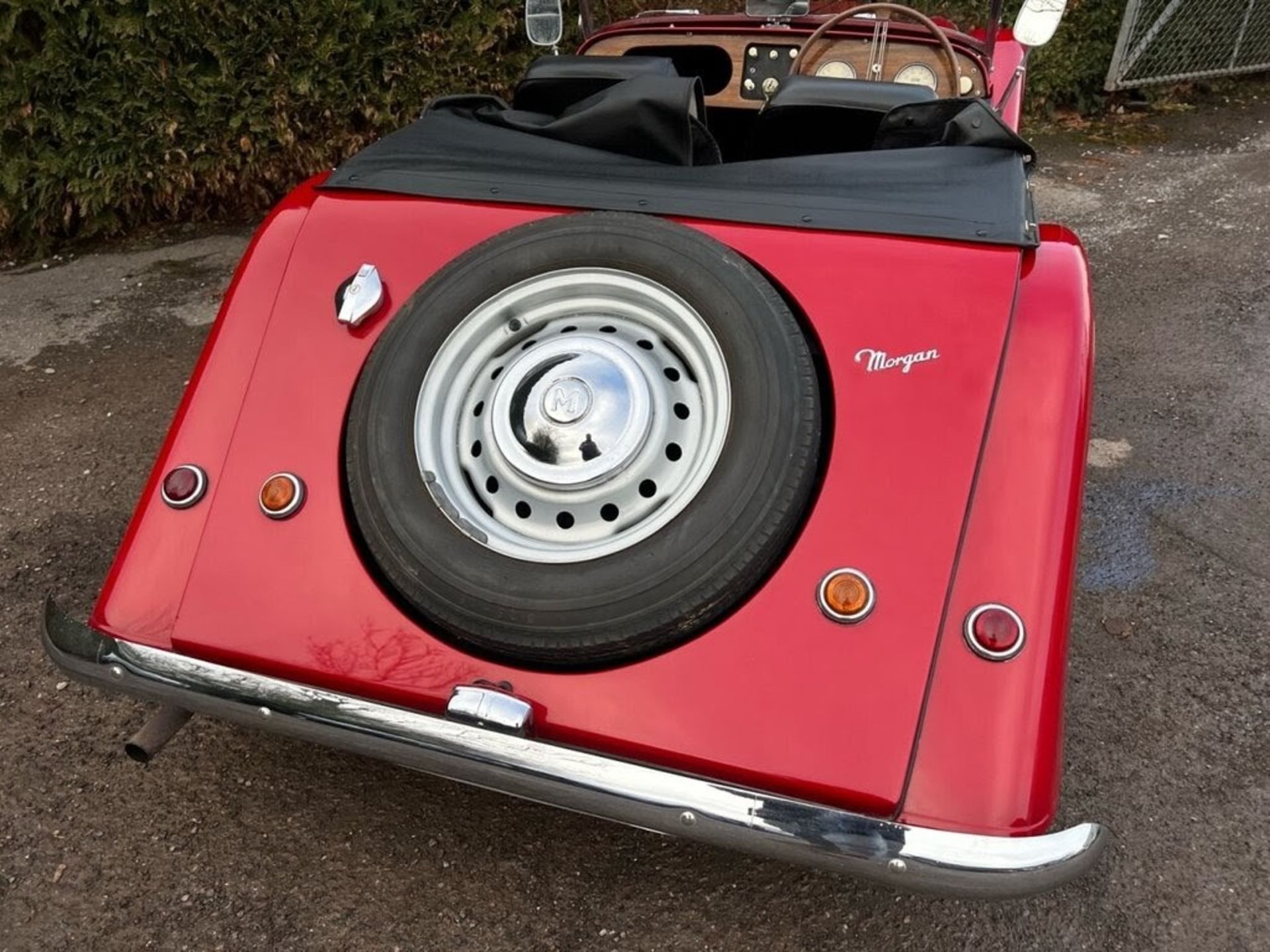 1958 Morgan 4/4 Registration number UH0 183 Chassis number A357 Engine number 391074 Wrexham red - Image 12 of 25