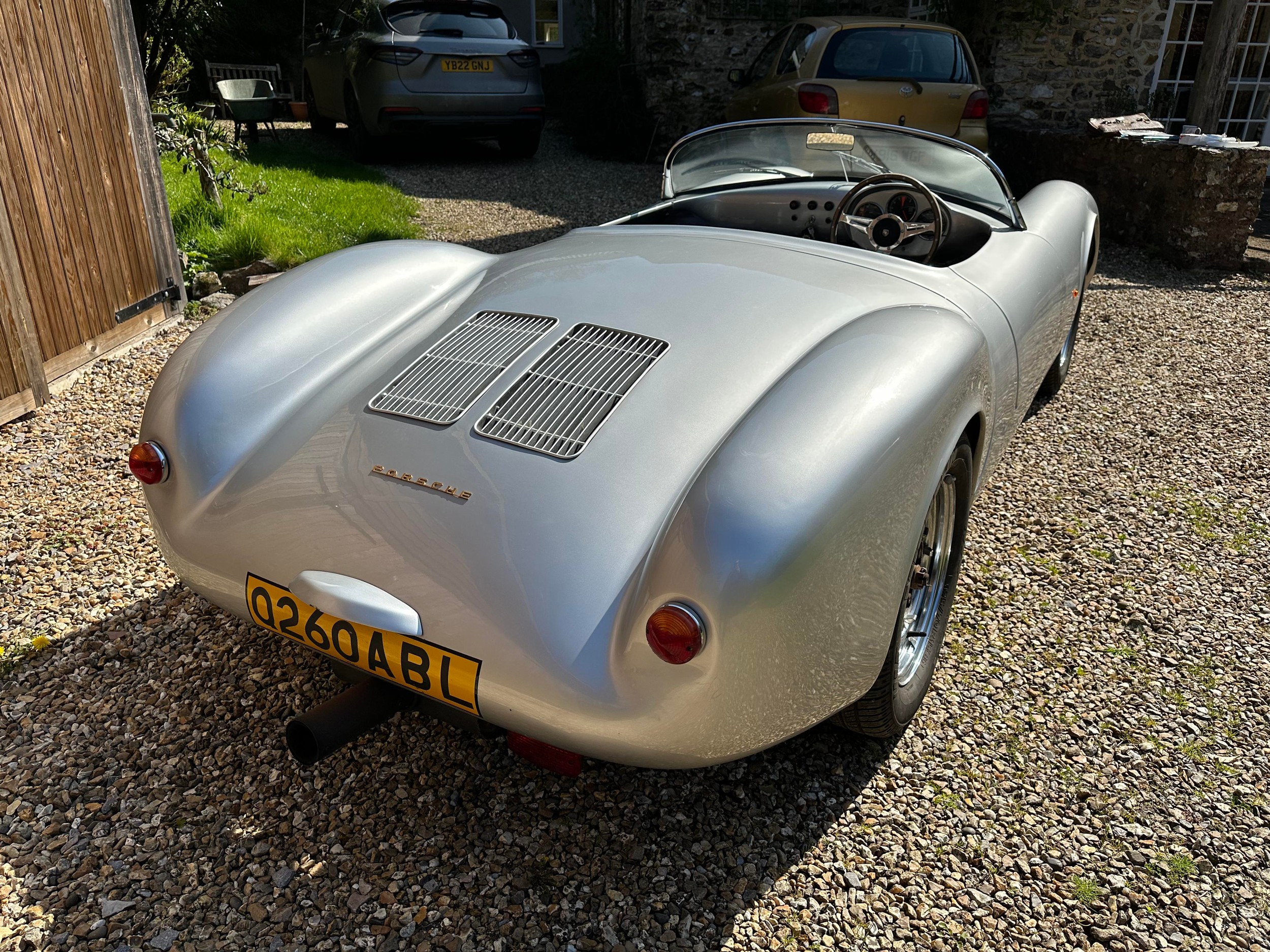 1996 TRAC Technic Porsche 550 Spyder Replica Registration Number Q260 ABL Metallic silver with a - Image 14 of 65