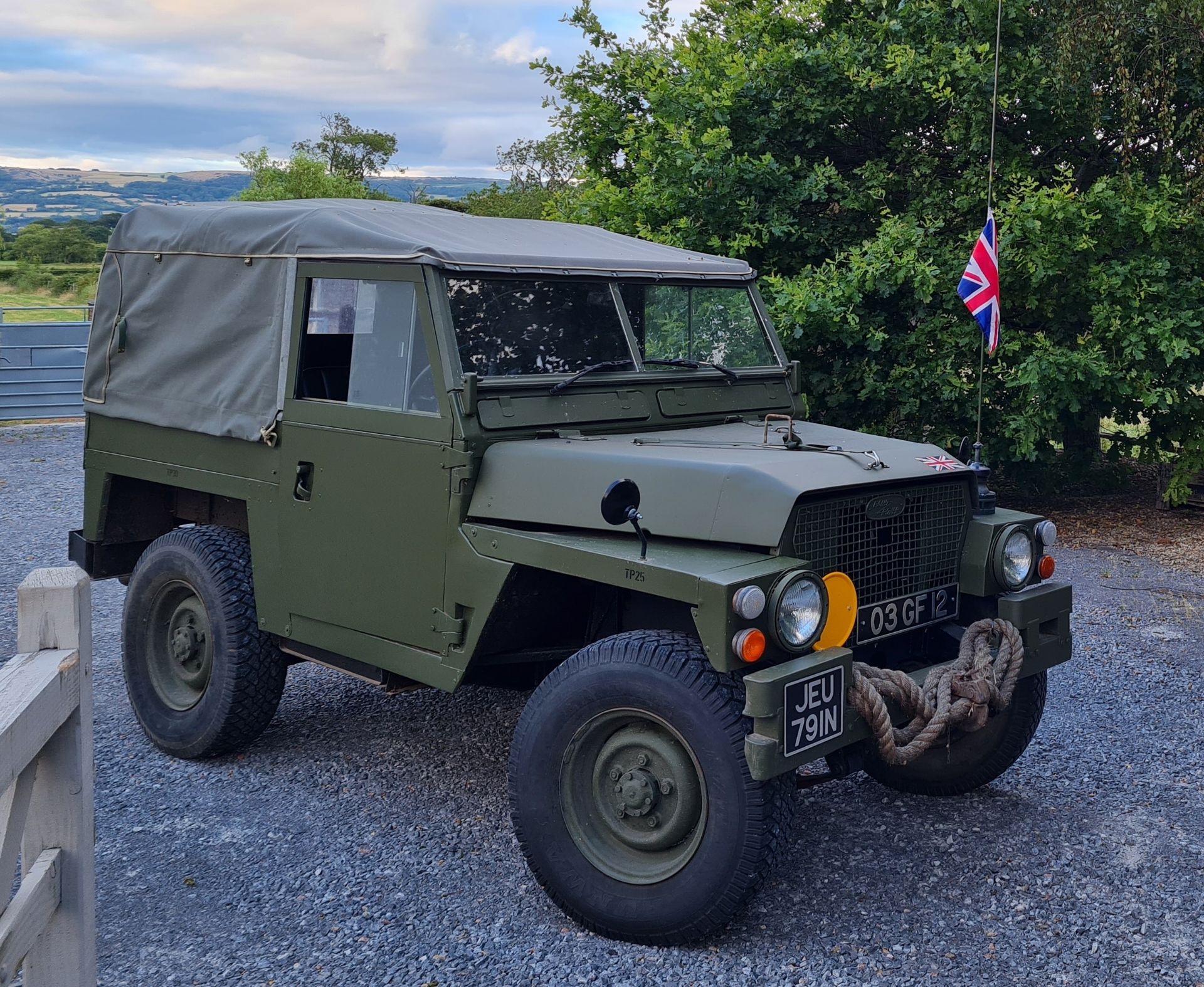 1975 Land Rover 88 inch Lightweight Registration number JEU 791N Chassis number 951-03753-A Bronze