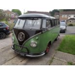 1964 VW Samba 21 Window Bus Registration number DAP 25B Original left hand drive 21 window Samba