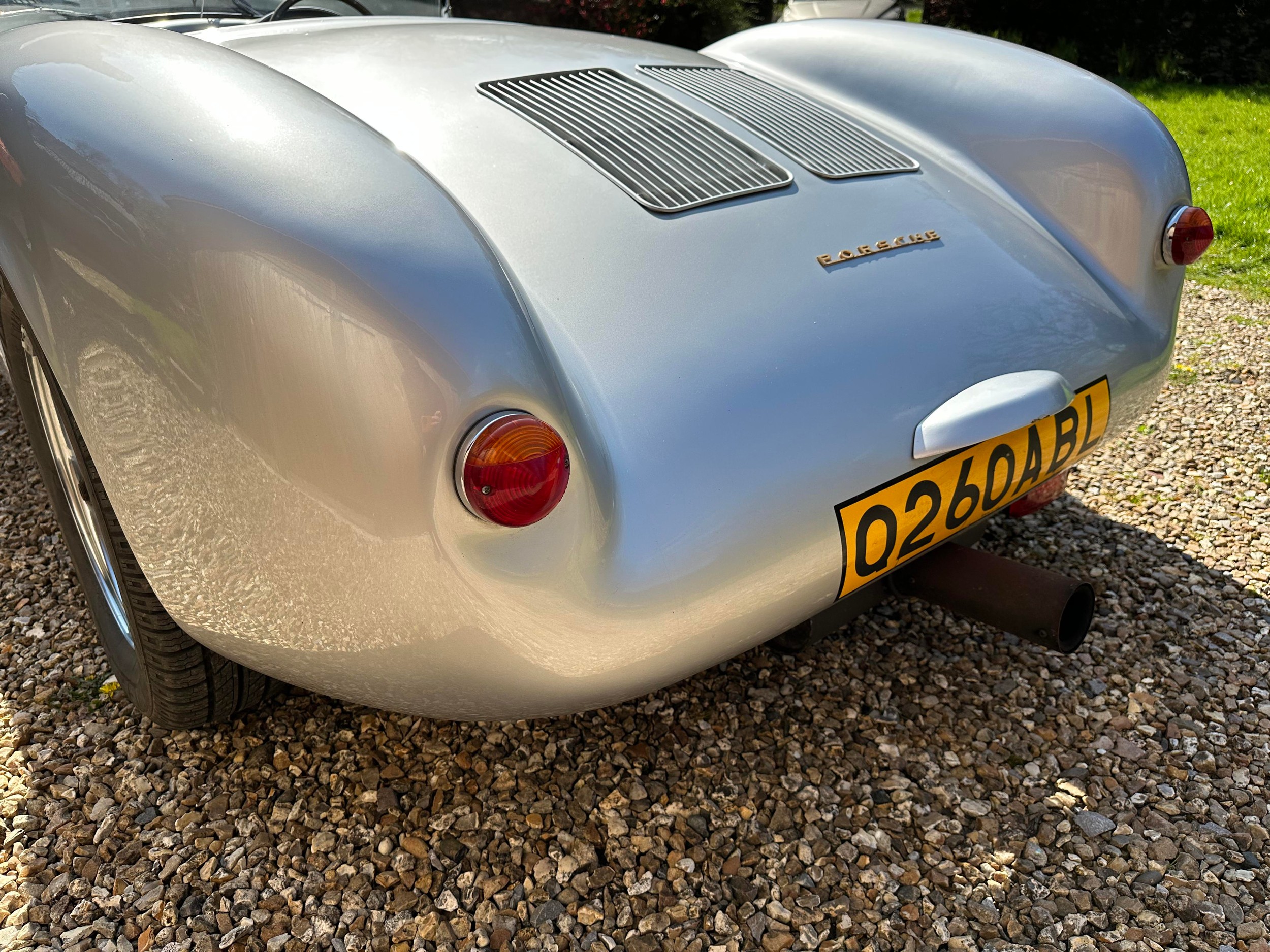 1996 TRAC Technic Porsche 550 Spyder Replica Registration Number Q260 ABL Metallic silver with a - Image 16 of 65