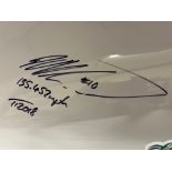A Slipscreens perspex bubble screen, signed by Peter Hickman (Hickey), the winner of the Senior TT