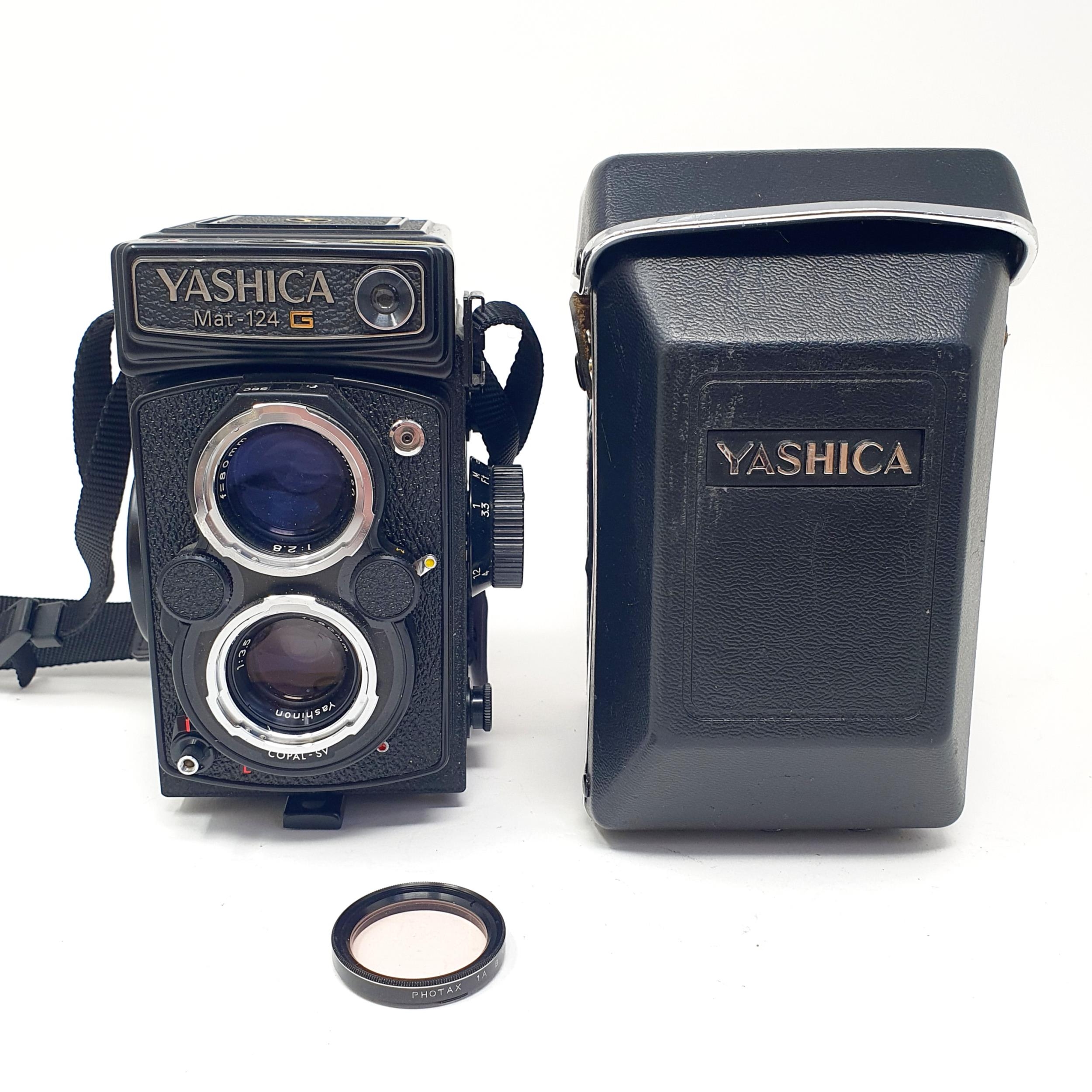 A Yashica Mat-124 G twin lens camera, in a carry case Provenance: From a single owner collection