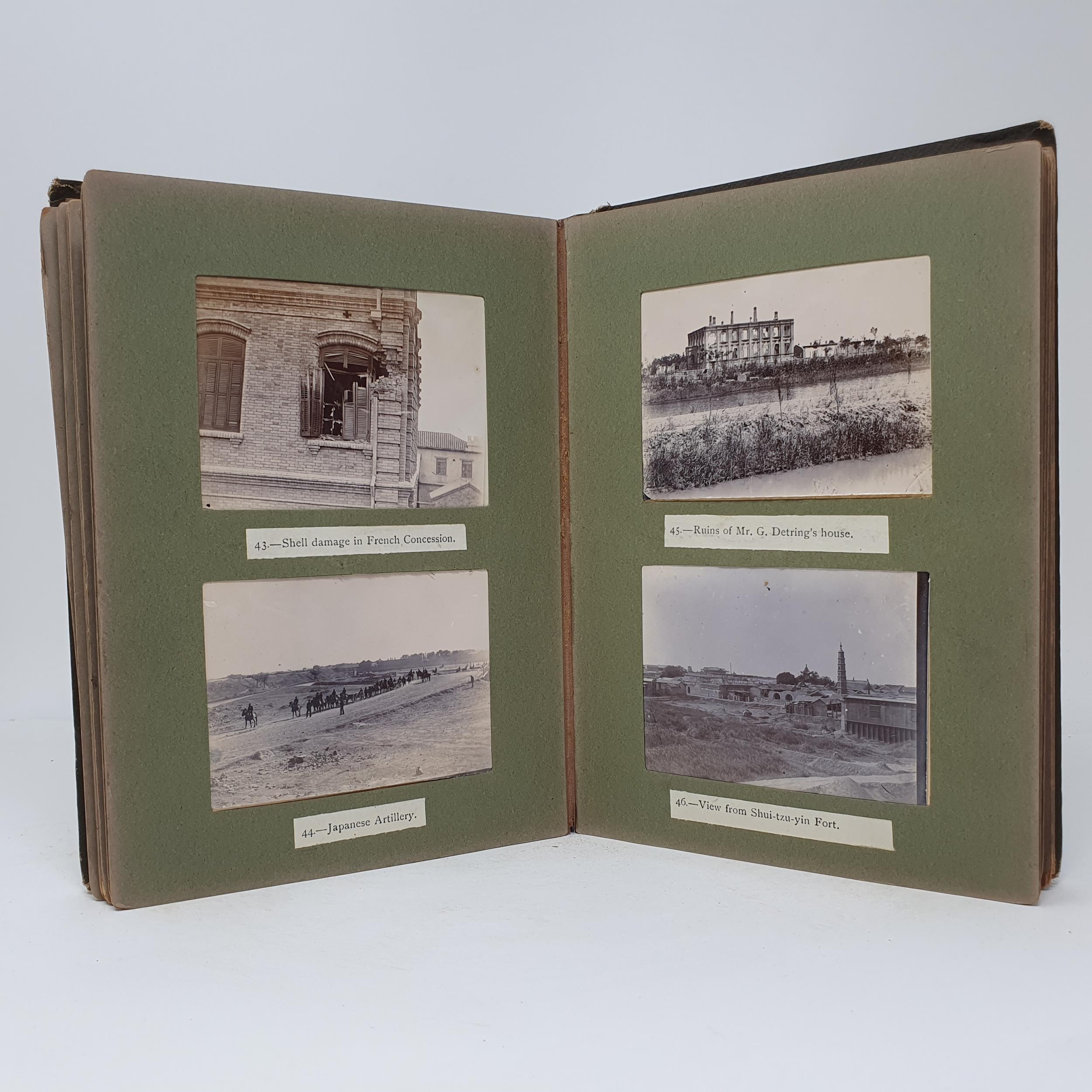 An unusual photograph album, mostly relating to the Boxer Rebellion (1899-1901), mainly with - Image 14 of 28