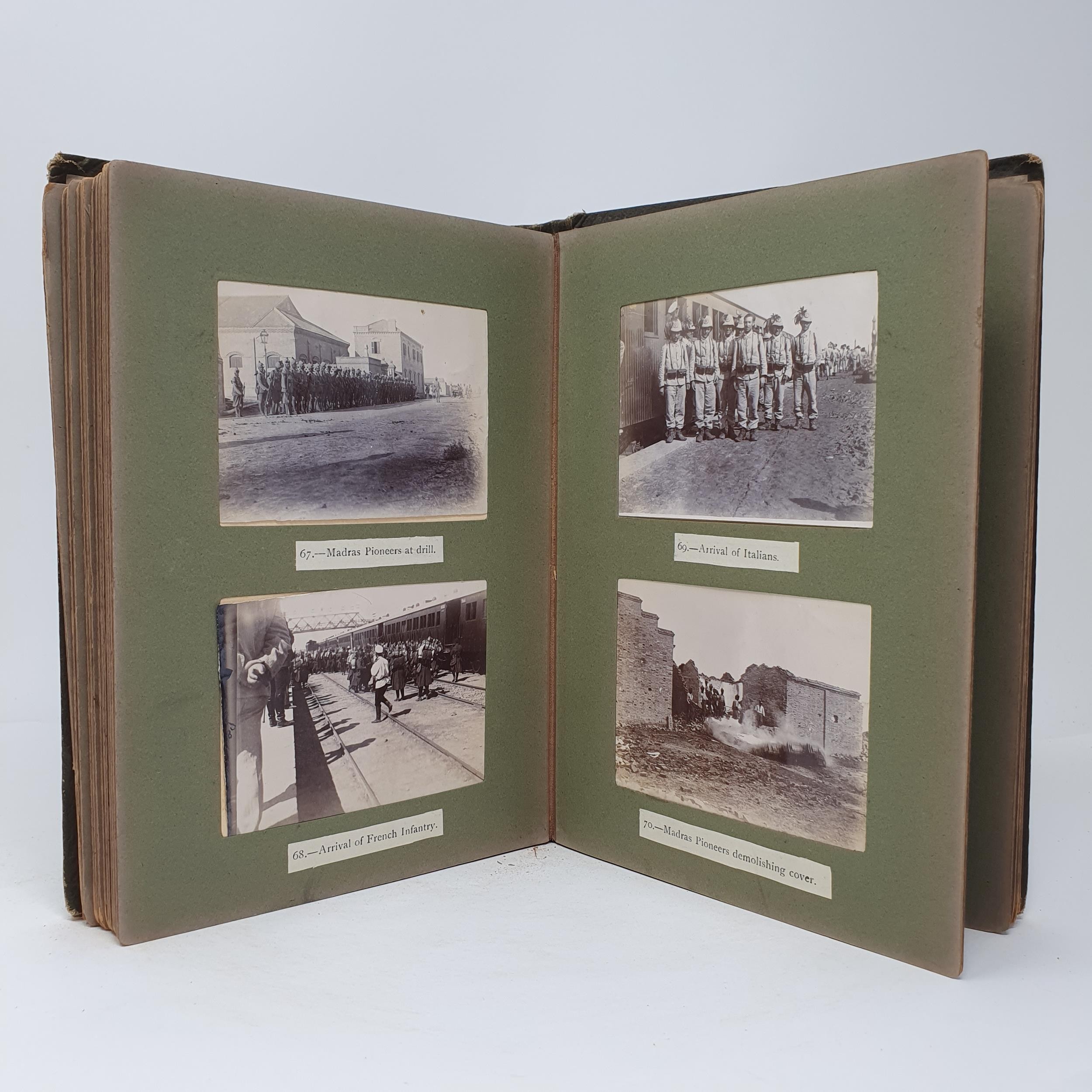 An unusual photograph album, mostly relating to the Boxer Rebellion (1899-1901), mainly with - Image 20 of 28