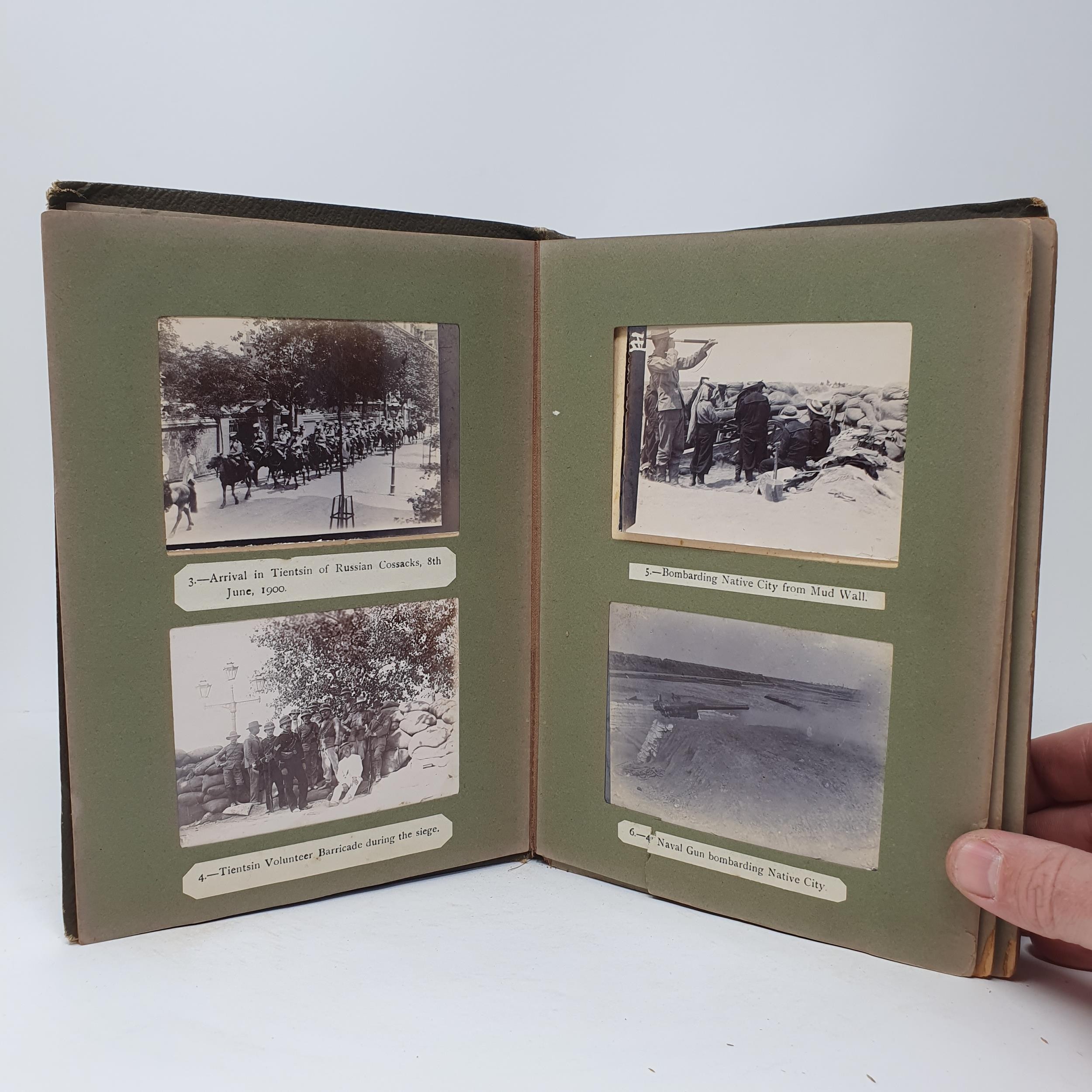 An unusual photograph album, mostly relating to the Boxer Rebellion (1899-1901), mainly with - Image 4 of 28