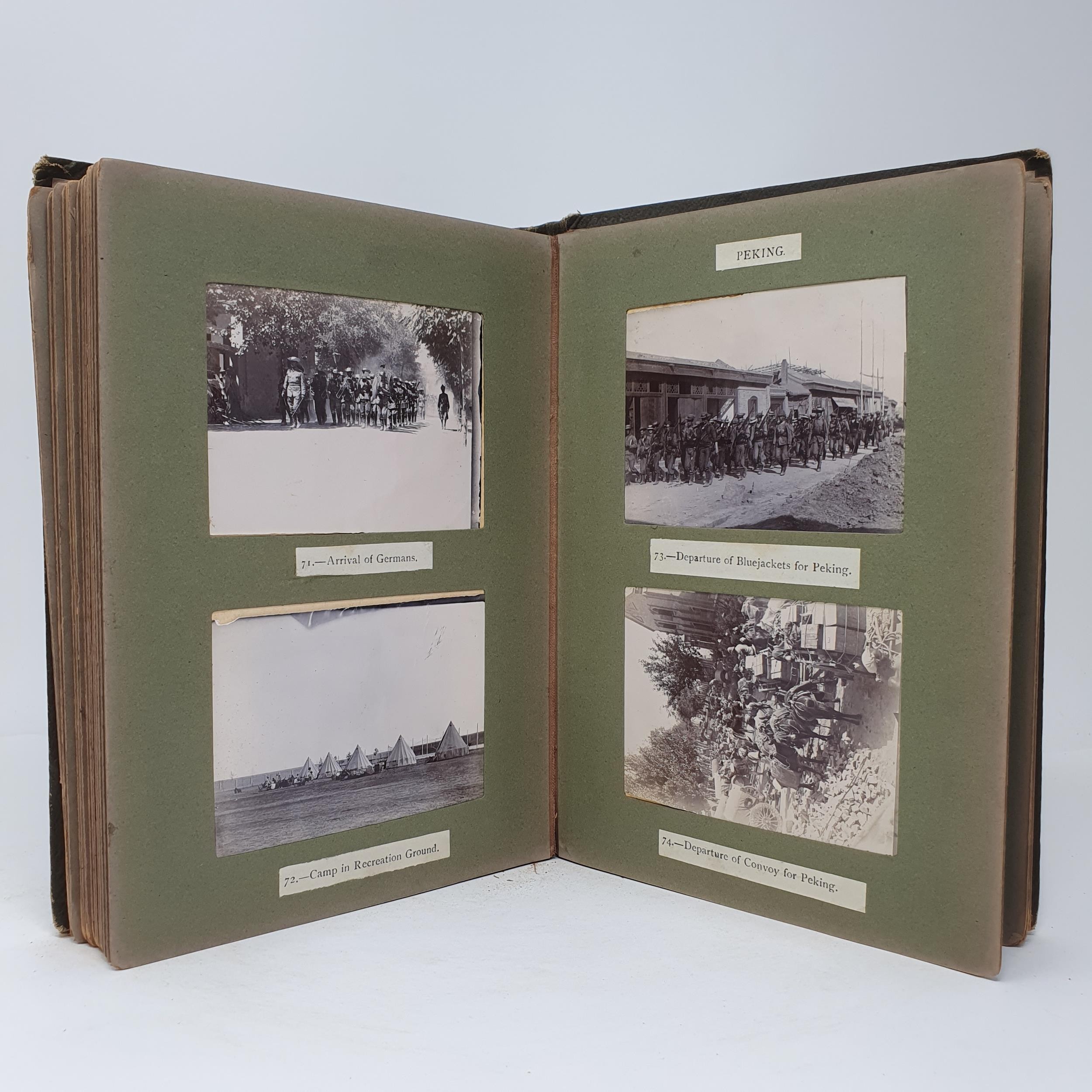 An unusual photograph album, mostly relating to the Boxer Rebellion (1899-1901), mainly with - Image 21 of 28