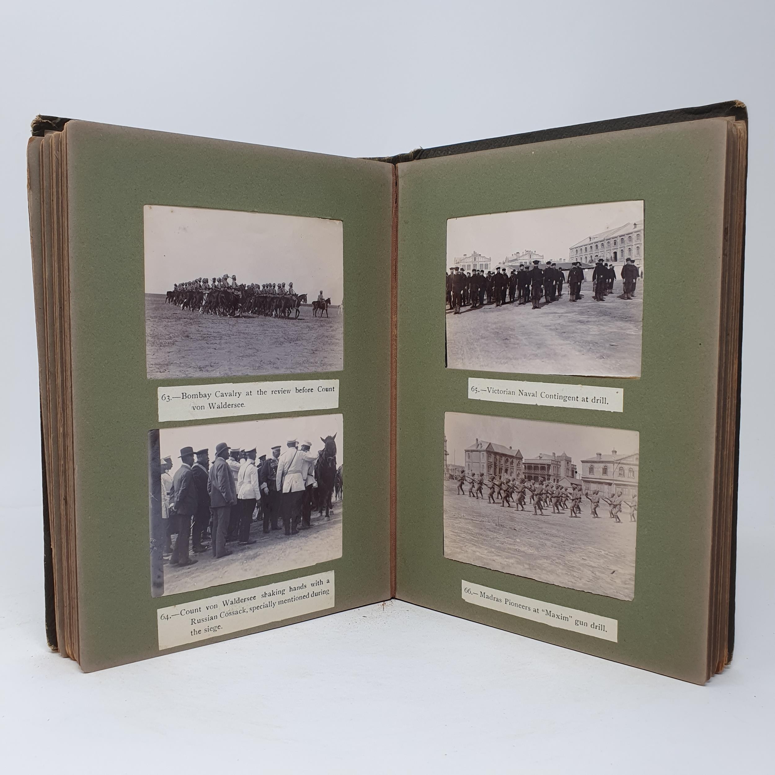 An unusual photograph album, mostly relating to the Boxer Rebellion (1899-1901), mainly with - Image 19 of 28