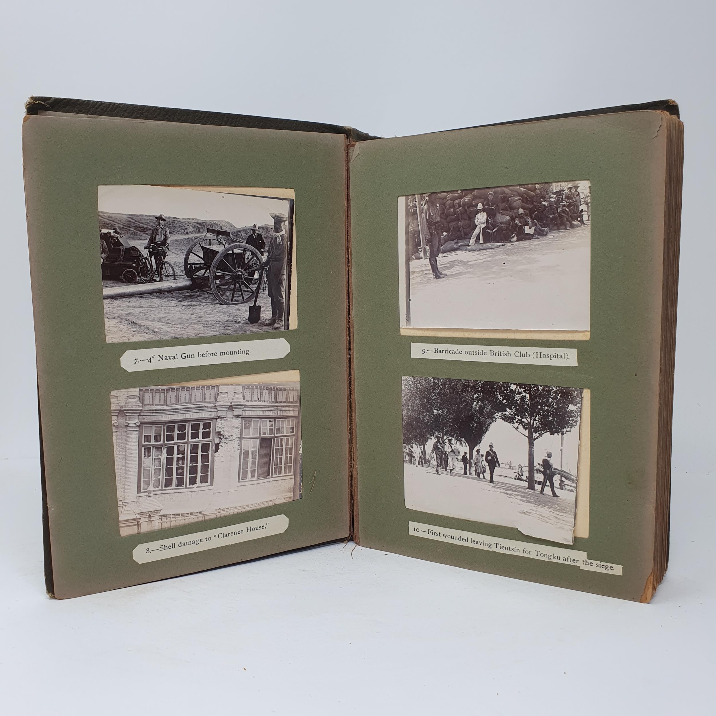 An unusual photograph album, mostly relating to the Boxer Rebellion (1899-1901), mainly with - Image 5 of 28