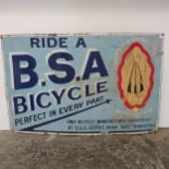 A Ride A BSA Bicycle, Perfect In Every Part, Only Bicycles Manufactured Throughout BSA Works Bear