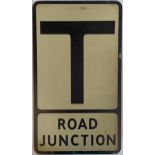 A road sign, Road Junction, 53.5 x 30.5 cm