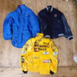 From a Damon Hill fan: a Damon Hill bomber type jacket, a Damon Hill World Champion 1996 padded